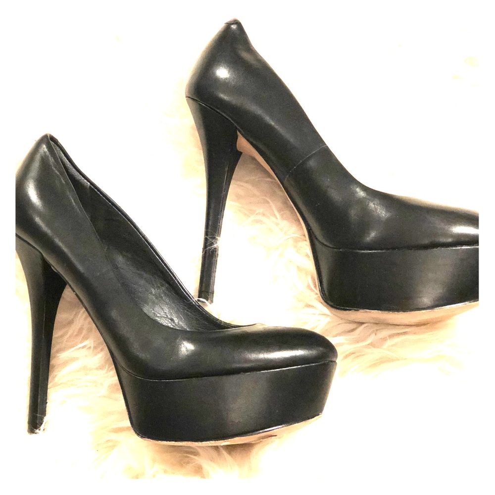 Black Platform Heels